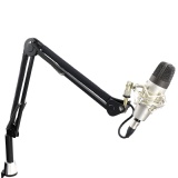 Mic Arm Stand, Premium Desk-Mounted Microphone Boom Arm with High Riser